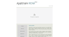 Desktop Screenshot of apartmaniirena.com