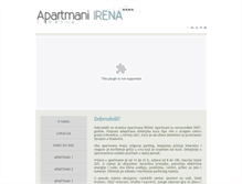 Tablet Screenshot of apartmaniirena.com